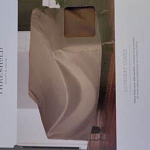 Threshold patio loveseat cover heavy duty UV Protection air vent brown NEW …